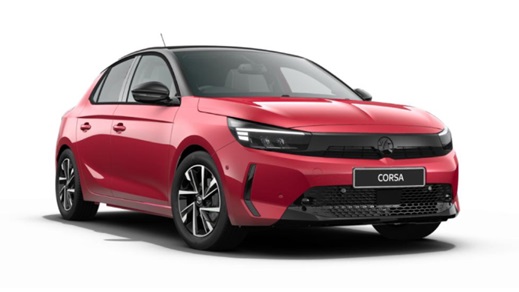Vauxhall Corsa in Kiss Red