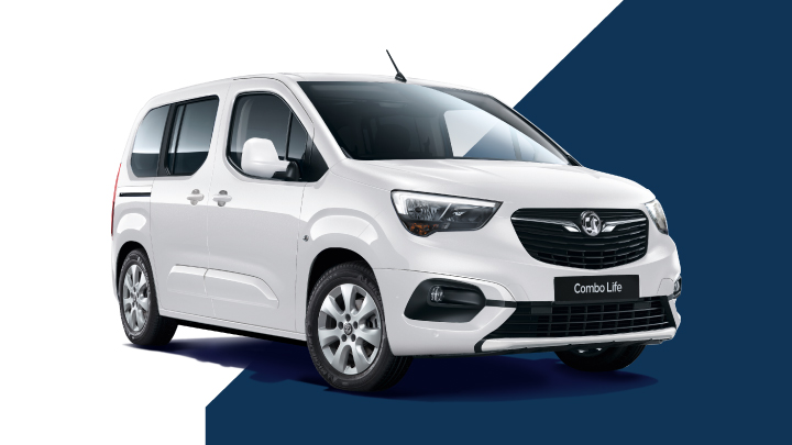 white vauxhall combo life