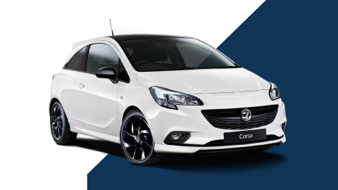white vauxhall corsa