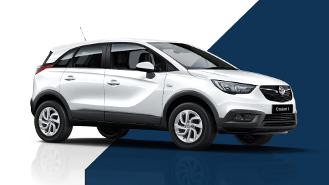 white vauxhall crossland x