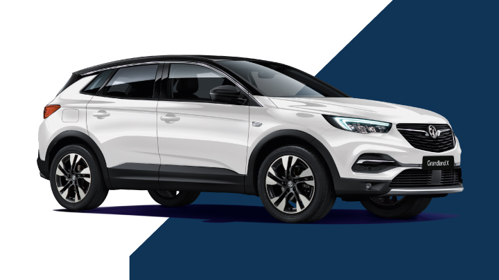white vauxhall grandland x