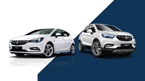 white vauxhall cars